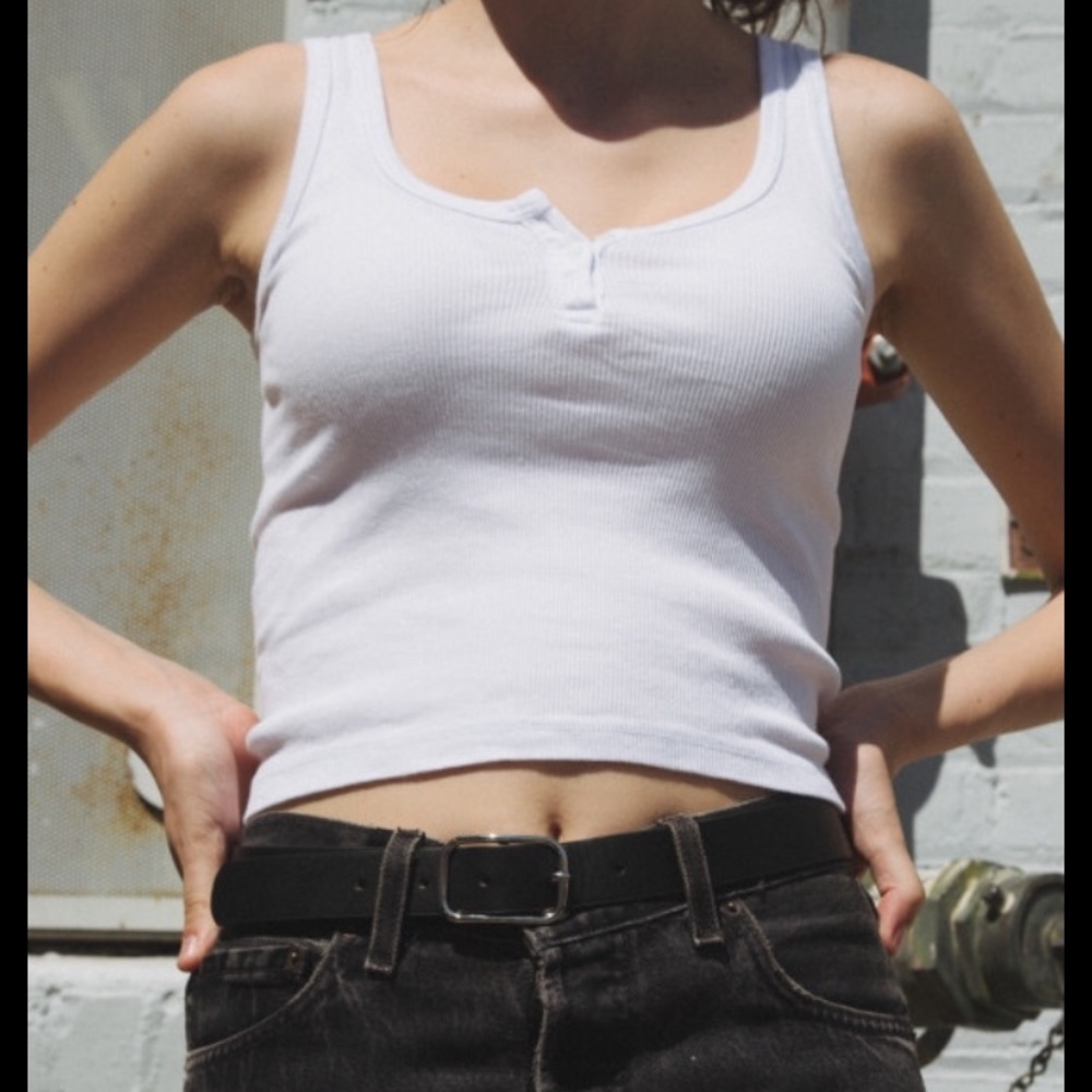 Brandy Melville white tank top